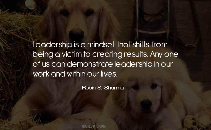 Leadership Results Quotes #91270