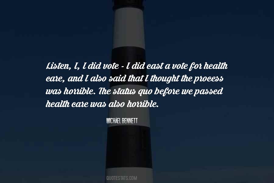 Health Status Quotes #1423123