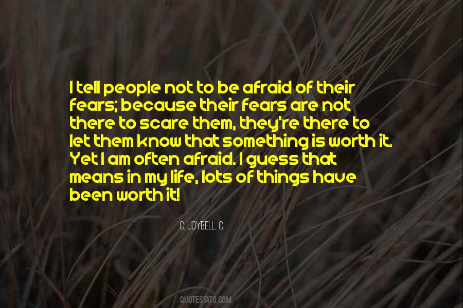 Fear Inspiration Quotes #855494