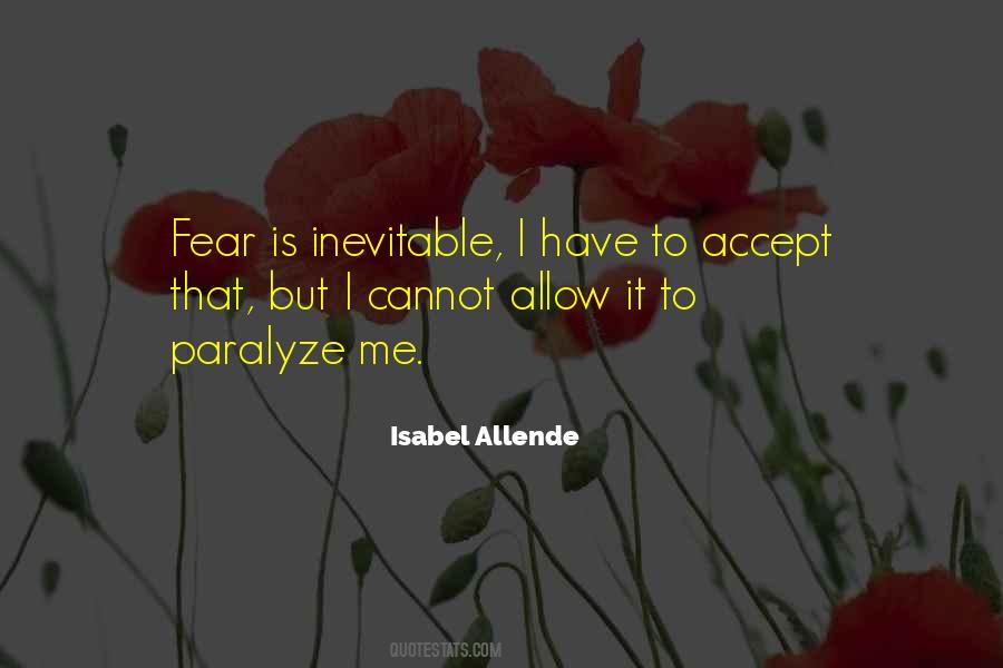 Fear Inspiration Quotes #982716