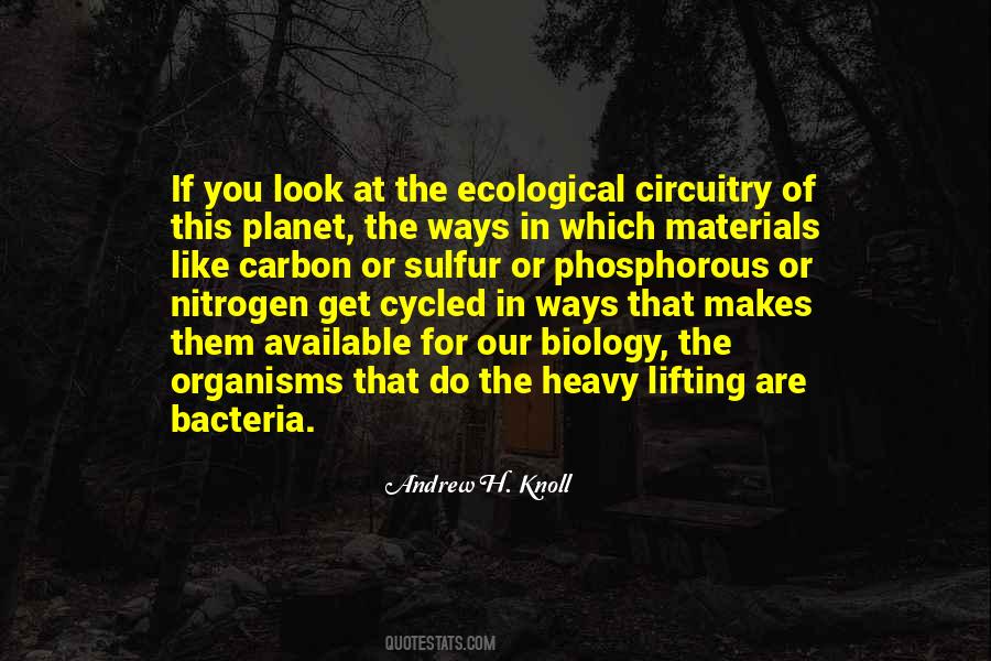 Ecological Quotes #324017