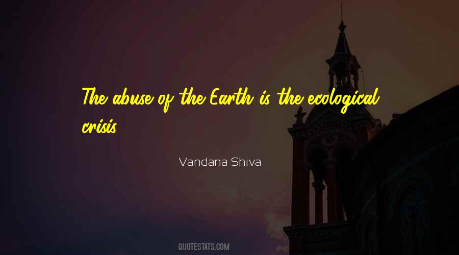 Ecological Quotes #464247