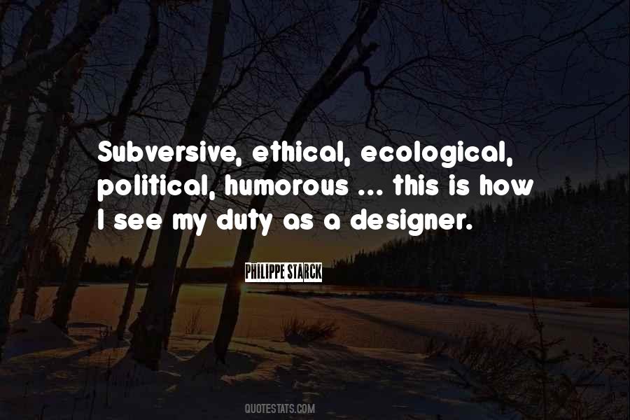 Ecological Quotes #930102