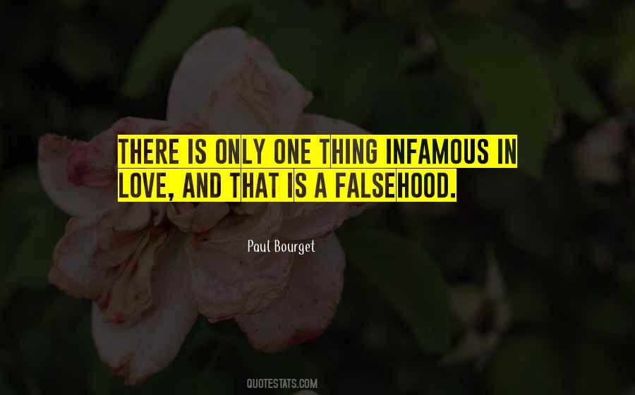 Quotes About Infamous Love #812459
