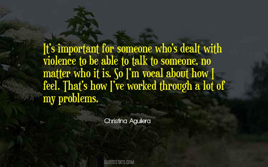 Important For Someone Quotes #1457229