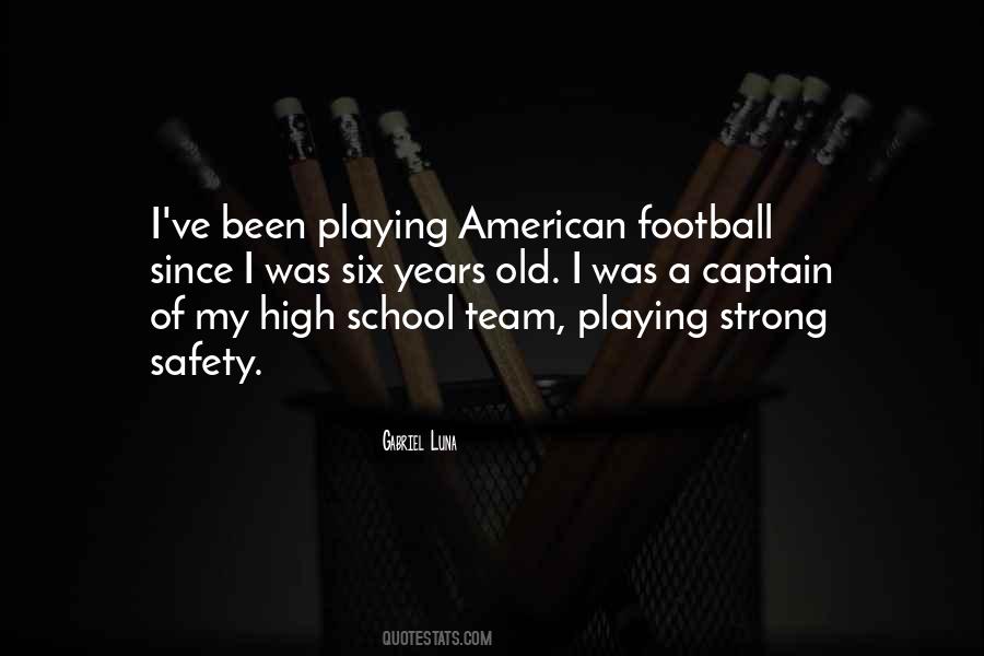 School Football Quotes #781637