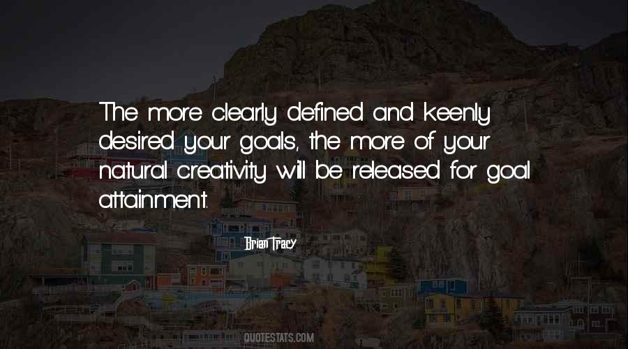 Defined Goals Quotes #1577589