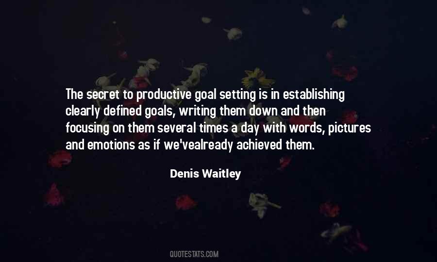 Defined Goals Quotes #170287