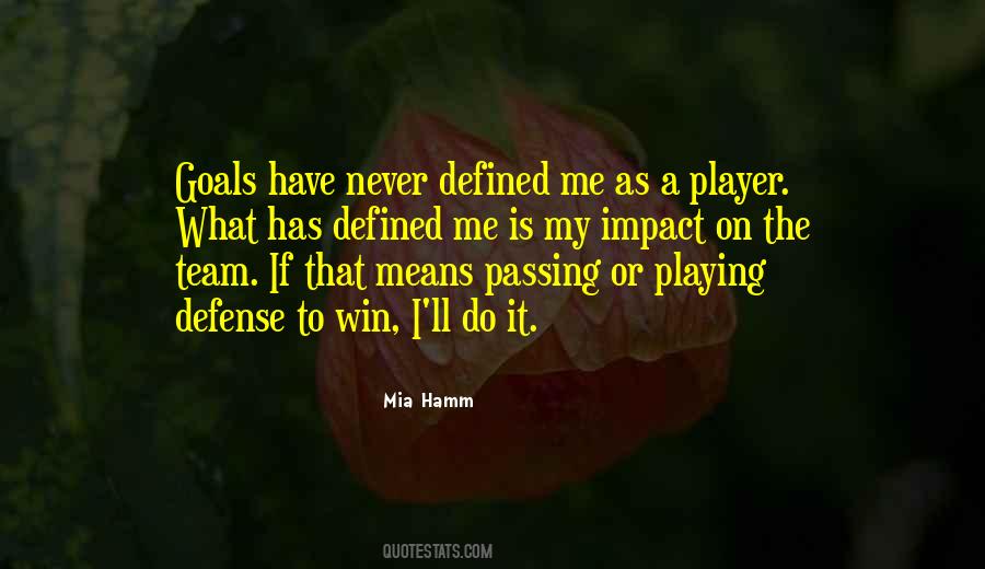 Defined Goals Quotes #294648