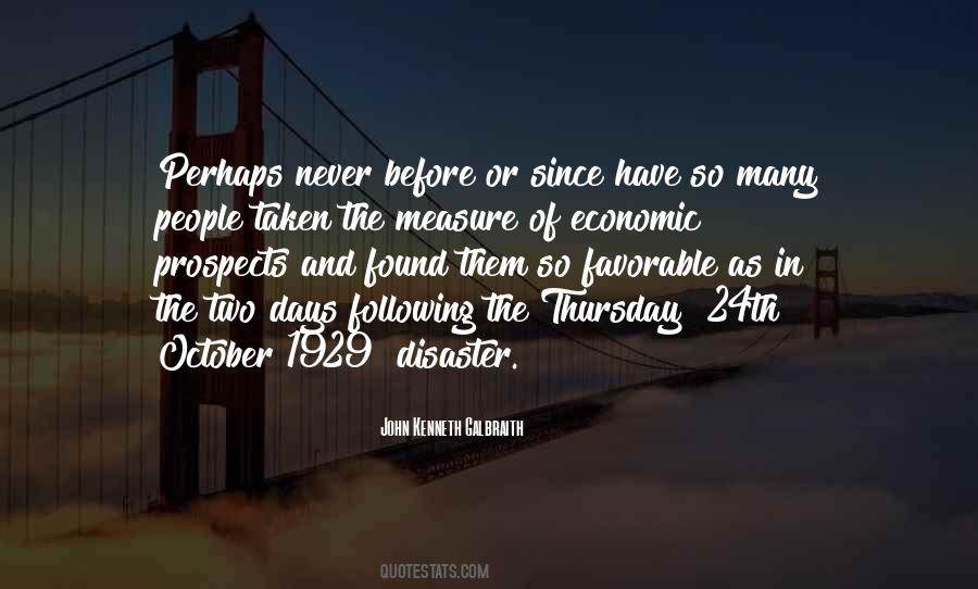Economic Prospects Quotes #255284
