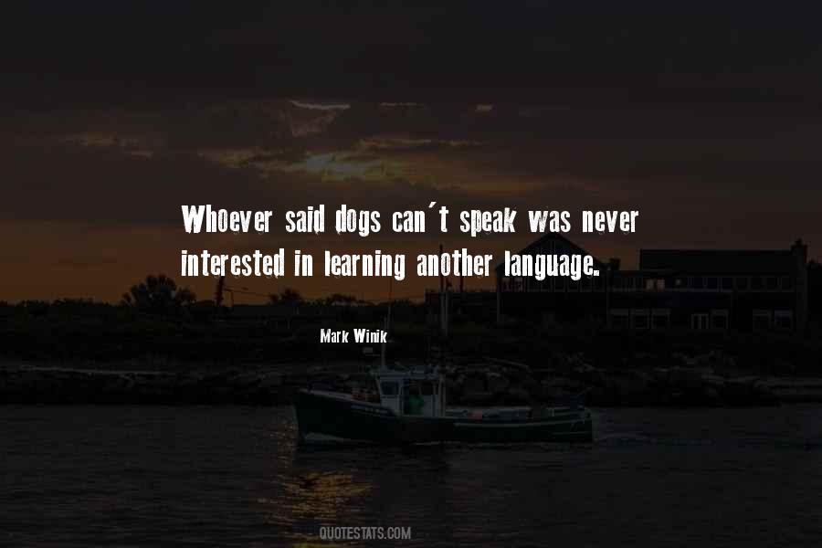Language Inspirational Quotes #1504871