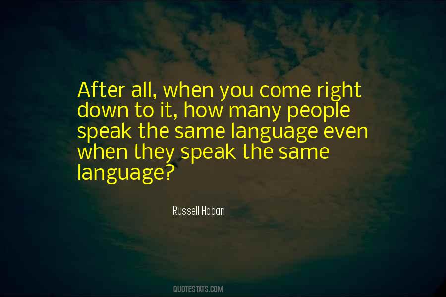 Language Inspirational Quotes #1674618