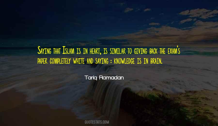 Islam Knowledge Quotes #1465242