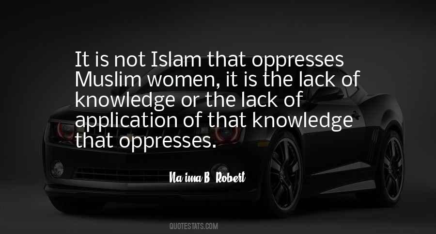 Islam Knowledge Quotes #1611691