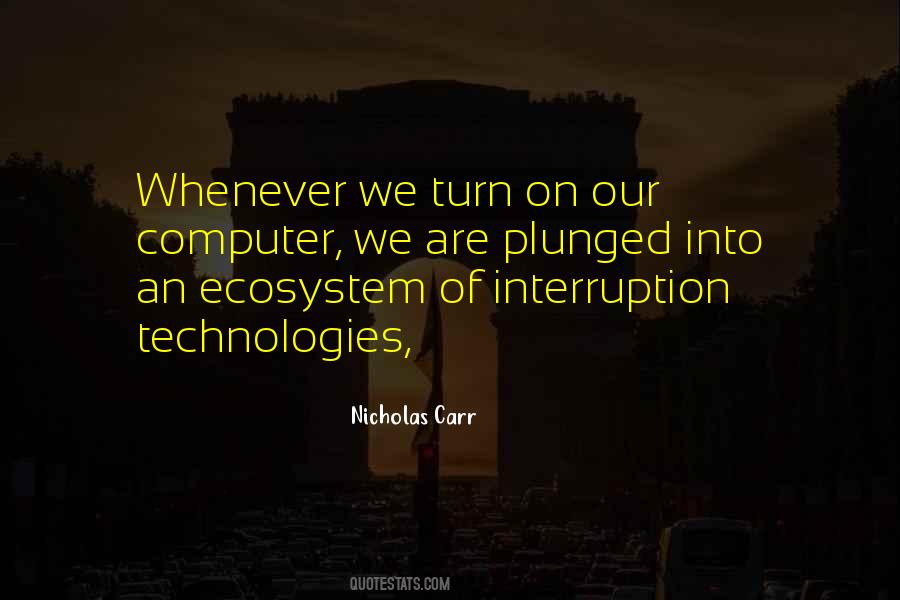 Ecosystem Quotes #1020691