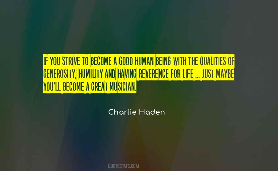 A Good Human Being Quotes #947384