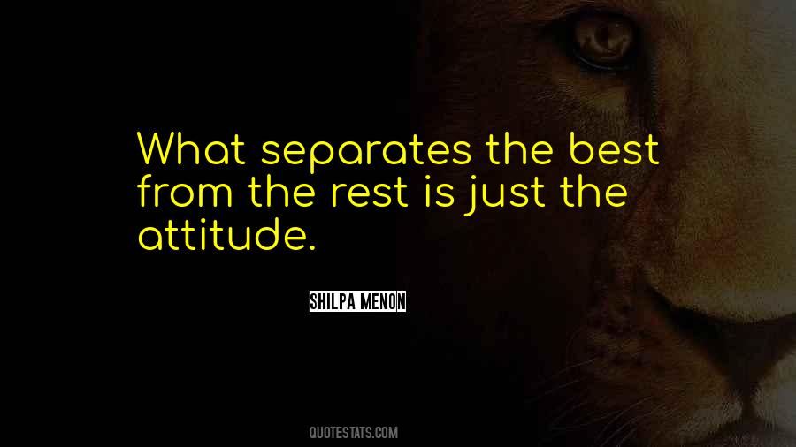 Attitude Best Quotes #1509268