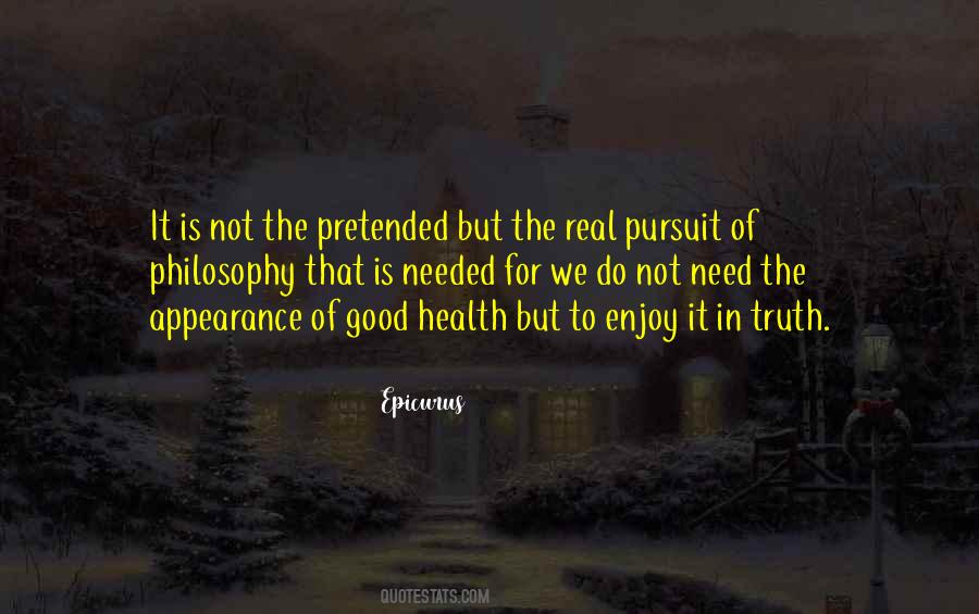 Health Philosophy Quotes #1266799