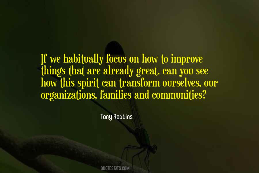 Focus On Change Quotes #1720451