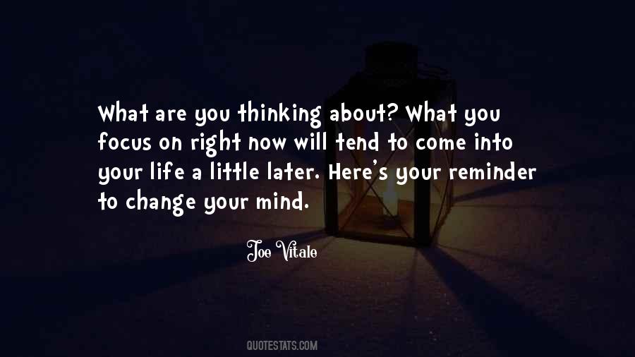 Focus On Change Quotes #451980