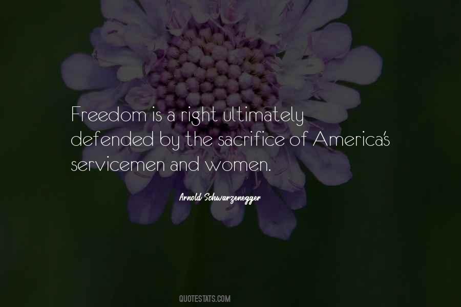 Freedom Sacrifice Quotes #1479582