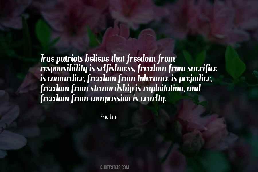 Freedom Sacrifice Quotes #1596606