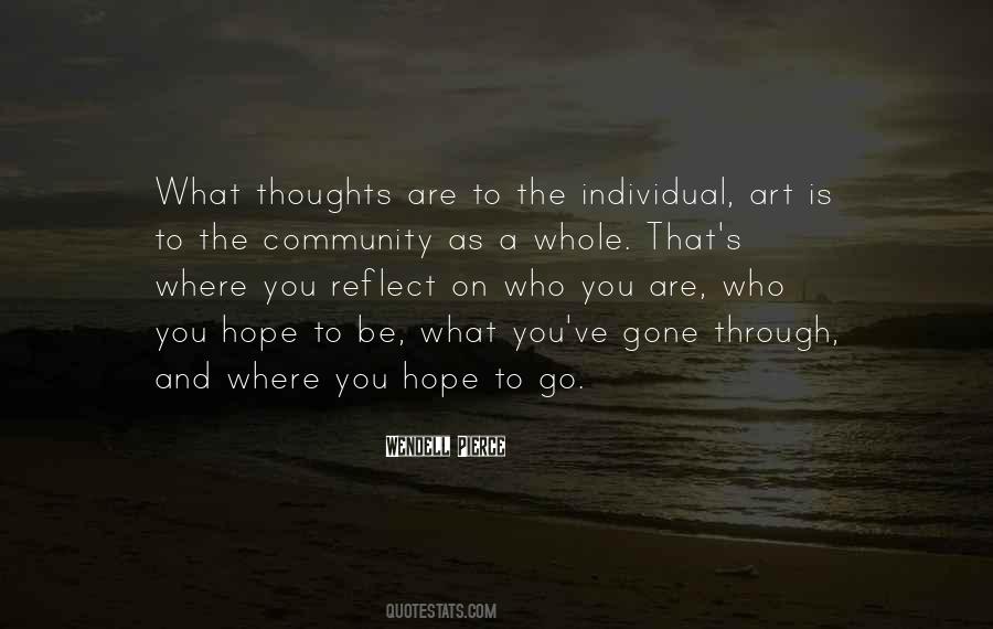 Individual Thoughts Quotes #1582007