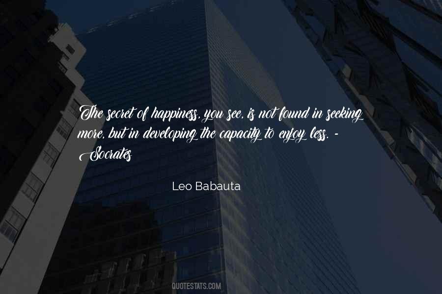 More Happiness In Quotes #1002794