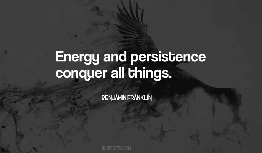 Persistence Persistence Persistence Quotes #13800