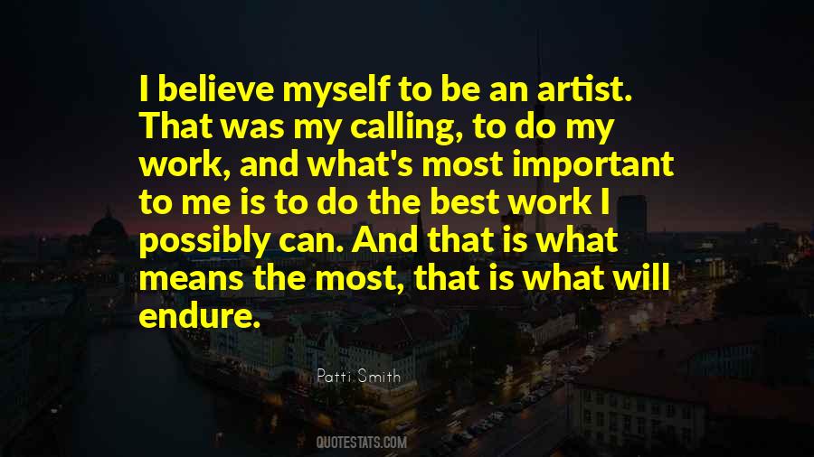To Be An Artist Quotes #1144089
