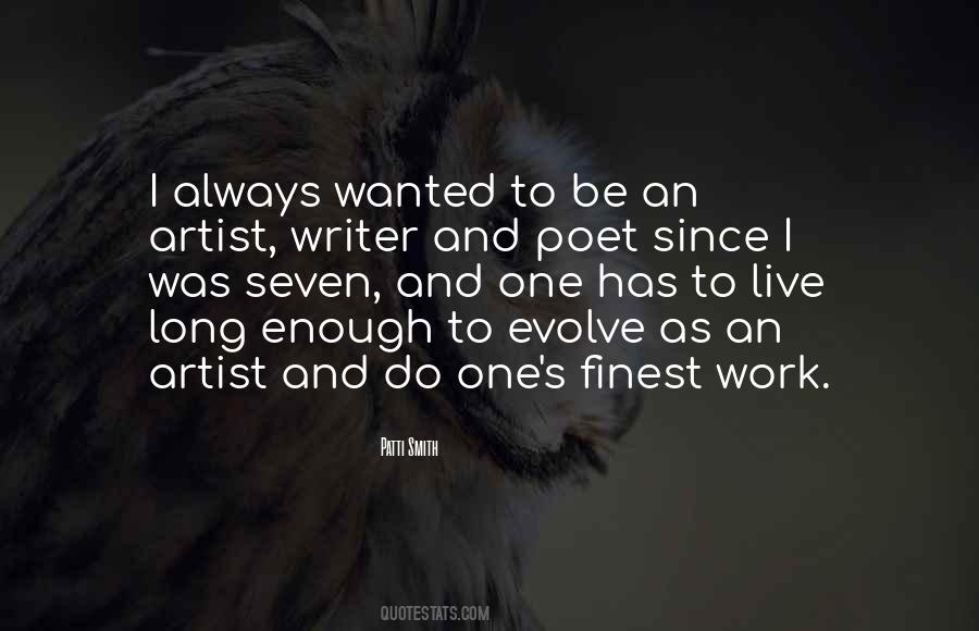 To Be An Artist Quotes #1692844