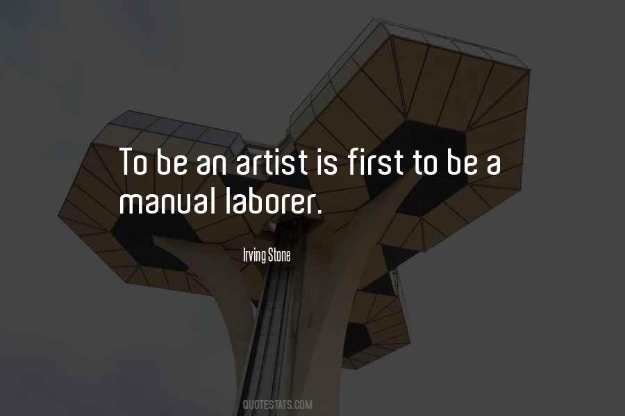 To Be An Artist Quotes #1706922