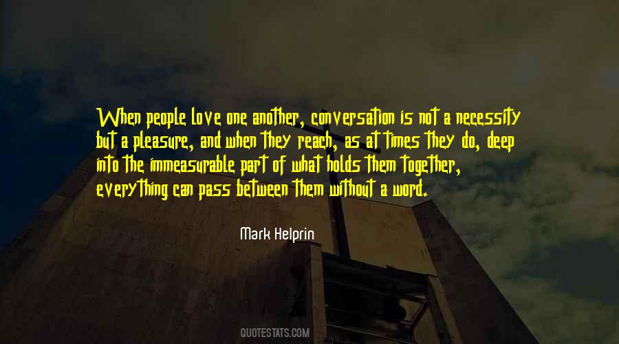 Conversation Love Quotes #1218046