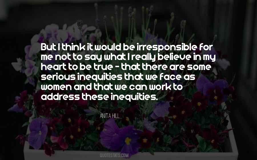 Quotes About Inequities #556057