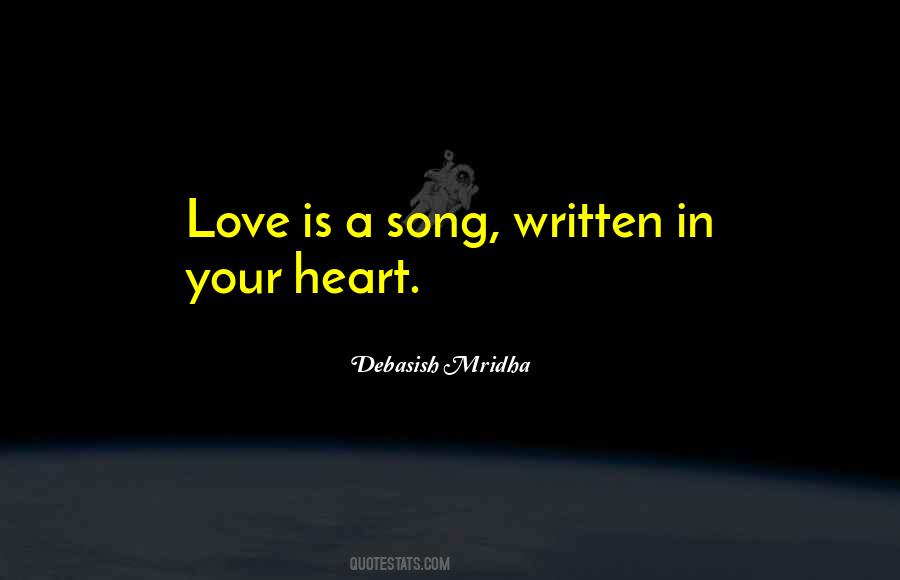 Love Is A Song Quotes #784884