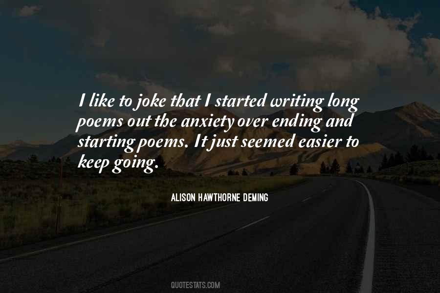 Quotes About Starting And Ending #498413