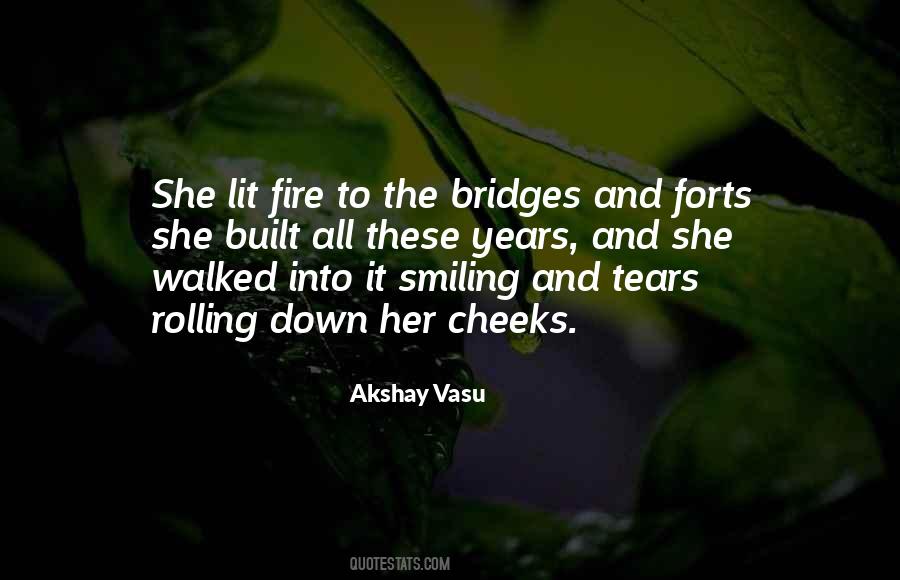 Tears Rolling Down Her Cheeks Quotes #77541