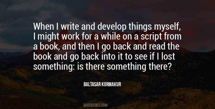 Something I Lost Quotes #1118477
