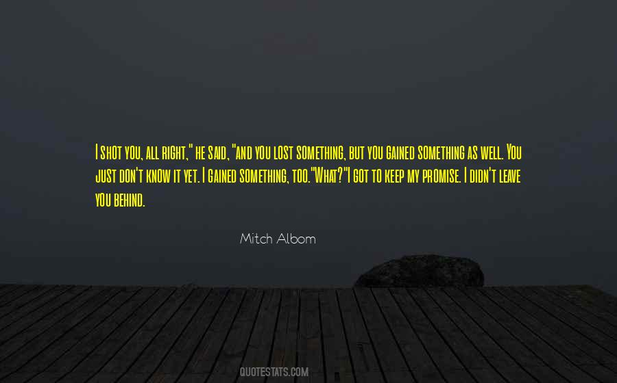 Something I Lost Quotes #1761134