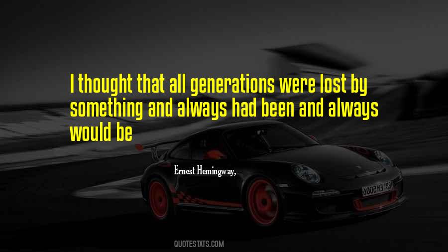Something I Lost Quotes #532392