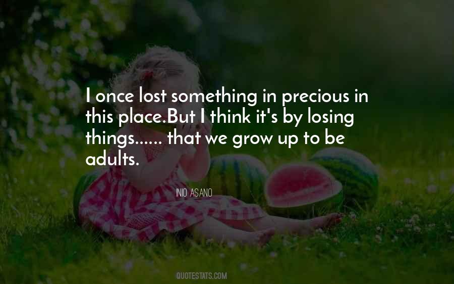 Something I Lost Quotes #898391