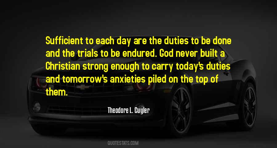 Trials God Quotes #1019921