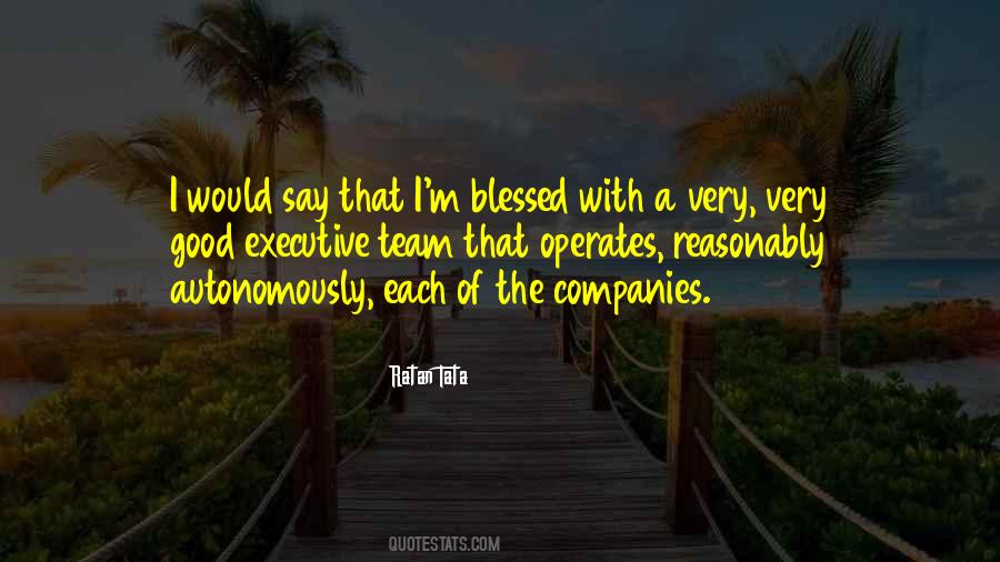 Blessed Team Quotes #1330838