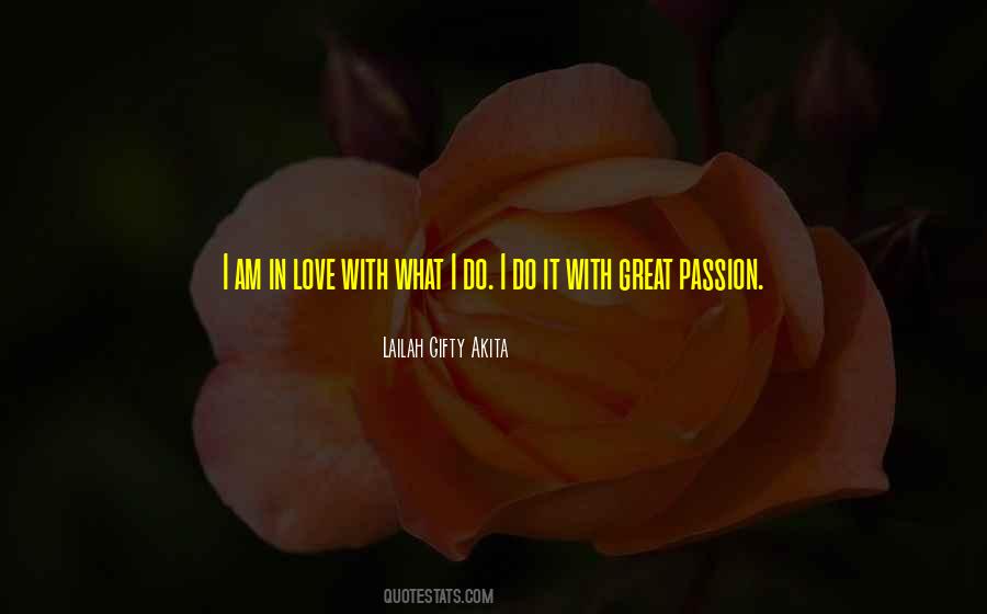 Work With Passion Quotes #845386