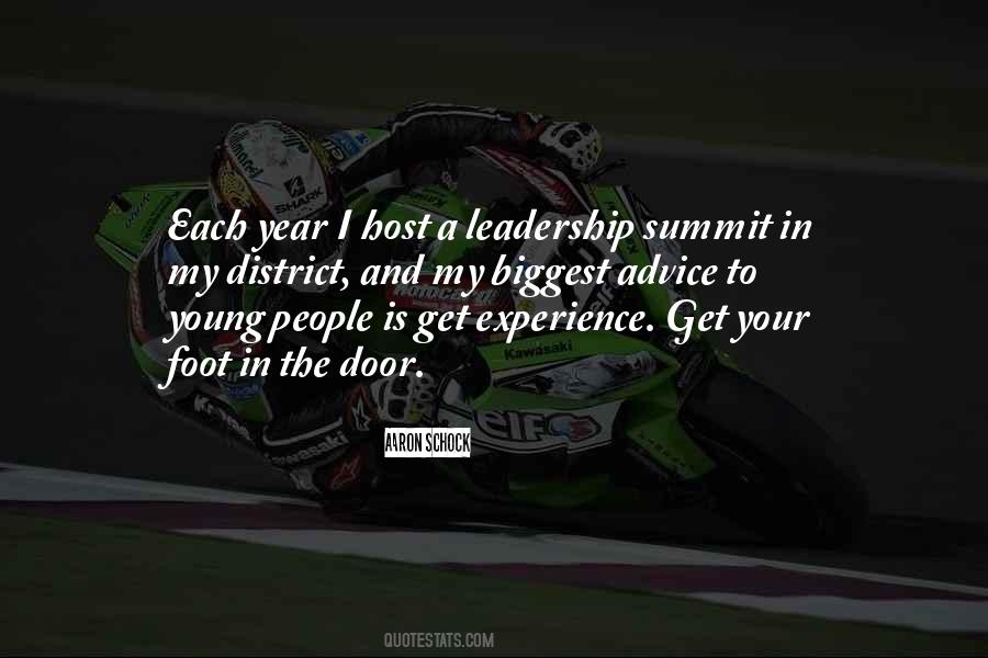 Experience Leadership Quotes #1041930