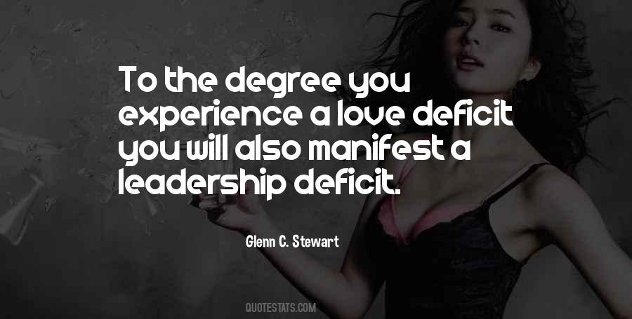 Experience Leadership Quotes #301814