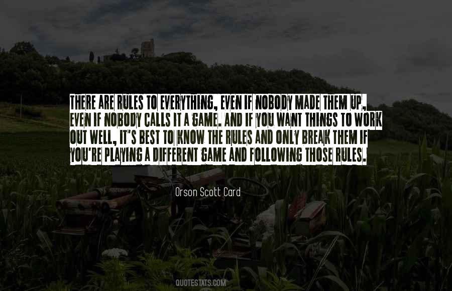 Best Rules Quotes #1359492