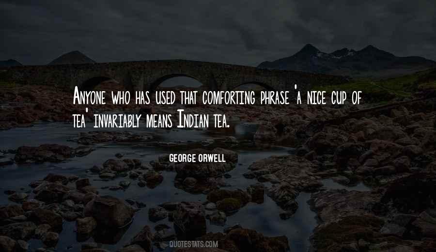 Nice Cup Of Tea Quotes #1166061