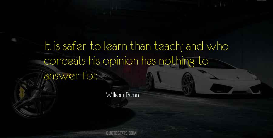 Teach To Learn Quotes #479359