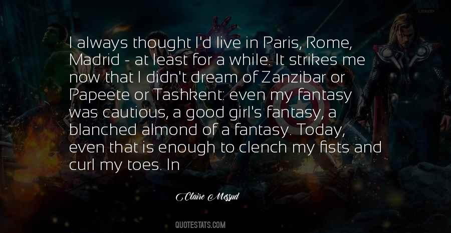 Fantasy Girl Quotes #45567